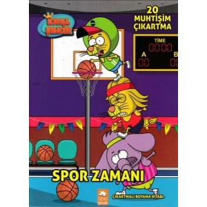 KRAL ŞAKİR ÇIKARTMALI BOYAMA SPOR ZAMANI