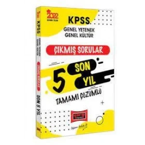 KPSS 2022 GY-GK Tamamı Çözümlü Son 5 Yıl Çıkmış So