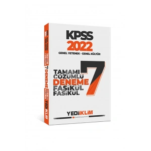 KPSS 2022 GY-GK Tamamı Çözümlü 7 Fasikül Deneme YEDİİKLİM