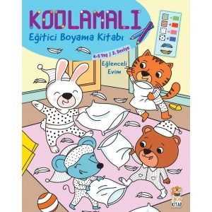KODLAMALI EĞİTİCİ BOYAMA KİTABI EĞLENCELİ EVİM
