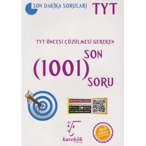 KAREKÖK TYT ÖNCESİ ÇÖZÜLMESİ GEREKEN 1001 SORU