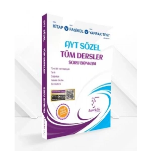 KAREKÖK AYT SÖZEL TÜM DERSLER SORU BANKASI