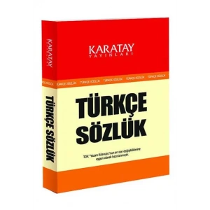 KARATAY TÜRKÇE SÖZLÜK 1.HM KÜÇÜK BOY KARTON KAPAK