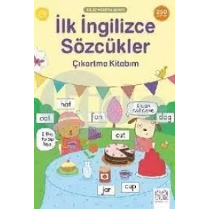 İlk İngilizce Sözcükler Çıkartma Kitabım - 250 Çıkartma - 1001 ÇİÇEK