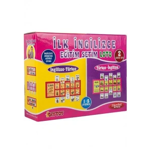 İLK İNGİLİZCE EĞİTİM SETİM LOTO 2 SÜPER SET-DIYTOY