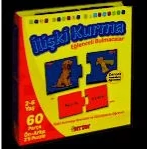 İLİŞKİ KURMA EĞLENCELİ BULMACALAR 60 PARÇA - DIYTO