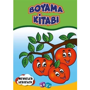 HOYA BOYAMA KİTABI 5-6 YAŞ SEBZELER MEYVELER