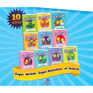 HOYA 1.SINIF ELA İLE CAN OKUMA KİTAPLARI 10 KİTAP