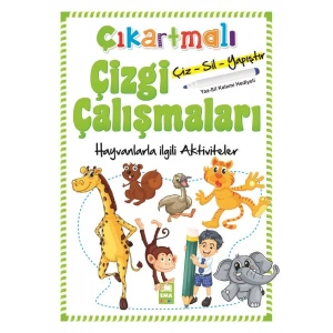HAYVANLARLA İLGİLİ AKTİVİTELER ÇIKARTMALI ÇİZGİ Ç.