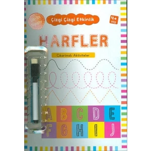 HARFLER 4+ ÇIKARTMALI ÇİZ SİL YAPIŞTIR - KUKLA