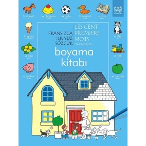 FRANSIZCA İLK 100 SÖZCÜK BOYAMA - 1001 ÇİÇEK