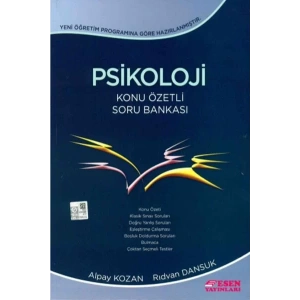 ESEN 10.SINIF PSİKOLOJİ KONU ÖZETLİ SORU BANKASI