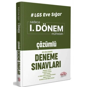 EDİTÖR 8.SINIF 1.DÖNEM ÇÖZÜMLÜ DENEME SINAVLAR