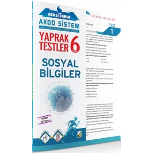 DAMLA 6.SINIF SOSYAL BİLGİLER YAPRAK TESTİ