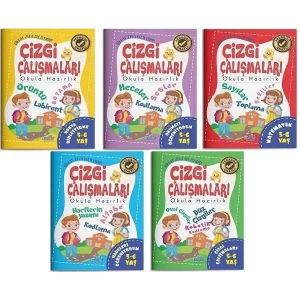 ÇİZGİ ÇALIŞMALARI (5 KİTAP) - VIP OSCAR