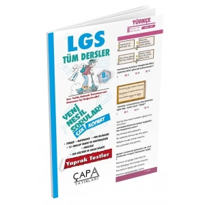 ÇAPA 8.SINIF TÜM DERSLER YAPRAK TEST