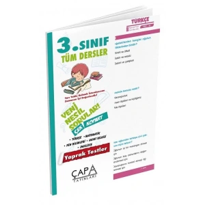 ÇAPA 3.SINIF TÜM DERSLER YAPRAK TEST