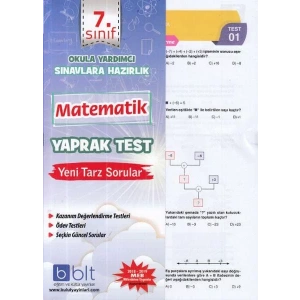 BLT 7.SINIF MATEMATİK YAPRAK TEST