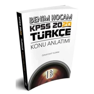 BENİM HOCAM KPSS TÜRKÇE KONU ANLATIMI 2020
