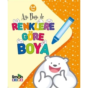 AYI BAYI İLE RENKLERE GÖRE BOYA - LİMON KİDS