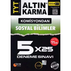 ALTIN KARMA TYT KOMİSYONDAN SOSYAL BİLİMLER DENEME