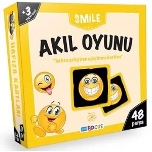 AKIL OYUNU SMİLE HAFIZA KARTLARI- BLUE FOCUS