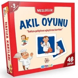 AKIL OYUNU MESLEKLER HAFIZA KARTLARI - BLUE FOCUS