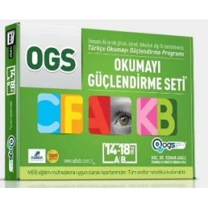 ADEDA OKUMAYI GÜÇLENDİRME SETİ 14-18 YAŞ A B