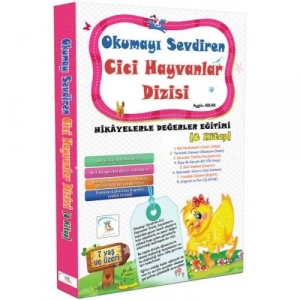 5RENK OKUMAYI SEVDİREN CİCİ HAYVANLAR DİZİSİ 8 KİT