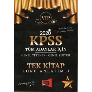 YARGI KPSS GKGY TÜM ADAYLAR TEK KİTAP KONU 2020