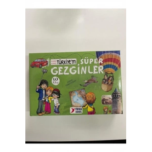 YUVA SÜPER GEZGİNLER KARIŞ KARIŞ TÜRKİYEM (10 KİTAP) 3.4.SINIF