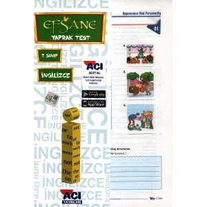 AÇI 7.SINIF İNGİLİZCE YAPRAK TEST