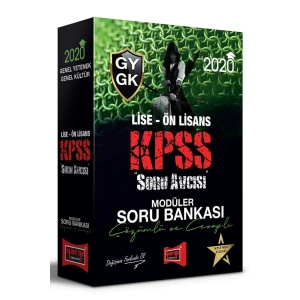 YARGI KPSS LİSE ÖNLİSANS MODÜLER SORU BANKASI 2020