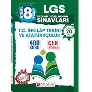 ANALİZ 8.SINIF LGS İNKILAP TARİHİ DENEME