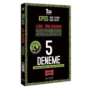 2022 KPSS GY GK Lise Ön Lisans Son Çıkış Tamamı Ç