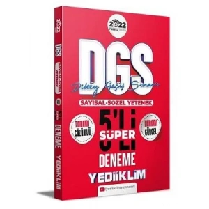 DGS 2022 Prestij Serisi Tamamı Çözümlü Süper 5 Deneme YEDİİKLİM