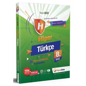 HİPER 8. Sınıf Türkçe Konu Anlatımlı & Soru Bankası