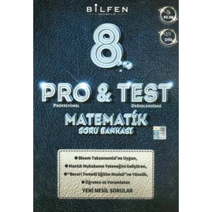 BİLFEN 8.SINIF PRO TEST MATEMATİK SORU BANKASI