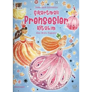 Çıkartmalı Prensesler Kitabım Kes - Boya - Yapıştır