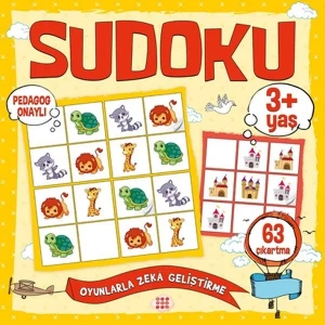 ÇOCUKLAR İÇİN SUDOKU - ÇIKARTMALI - 3+ YAŞ - DOKUZ YAYINLARI