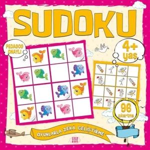 ÇOCUKLAR İÇİN SUDOKU - ÇIKARTMALI - 4+ YAŞ - DOKUZ YAYINLARI