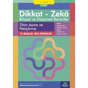 DİKKAT ZEKA BİLİŞSEL VE DÜŞÜNSEL BECERİLER 9-10 YAŞ 5.KİTAP
