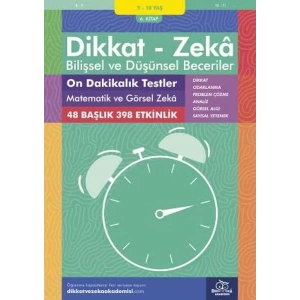 DİKKAT ZEKA BİLİŞSEL VE DÜŞÜNSEL BECERİLER 9-10 YAŞ 6.KİTAP