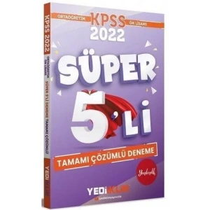 KPSS 2022 Ortaöğretim Ön Lisans GY - GK Tamamı Çözümlü 5li deneme