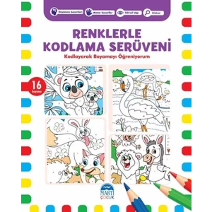 Martı-Renklerle Kodlama Serüveni Lila 16 Boyama