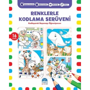 Martı-Renklerle Kodlama Serüveni Mor 16 Boyama