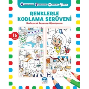 Martı-Renklerle Kodlama Serüveni Turkuaz 16 Boyama