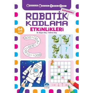 Martı-Robotik Kodlama-Koparmalı-64 Sayfa(Kırmızı)