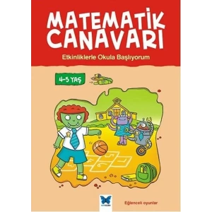 Matematik Canavarı Okula Başlıyorum 4-5 Yaş