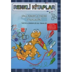 Renkli Kitaplar 6 Şekil, Rakam Ve Yazma Etkinlikleri